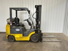 Komatsu 4,000-LB. Capacity Forklift, Model FG20ST-14, S/N 584709A, LPG Fuel, Treaded Tires, 3-Stage