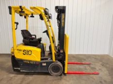 Hyster 3,000-LB. Capacity 3-Wheel Forklift, Model J30XNT, S/N K160N06992R, 36 Volt Battery, Cushion