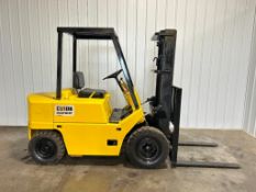 Clark 5,000-LB. Capacity Forklift, Model C500-Y50, S/N Y355-218-3527, Gasoline Fuel, Pneumatic Tires