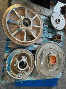 (JW) New & Used, Goulds Stainless Stuffing Box Covers, Back Plate, Foot