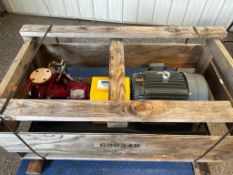 (JW) New American Marsh 1½" × 3" × 6" Alloy 20 Pump with Westinghouse 15 HP Motor, Alloy 20 Impeller