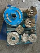 (JW) New, Pallet of Goulds Stainless Impellers and Stuffing Boxes