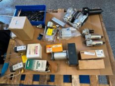 (F) New - Pallet of Miscellaneous Pneumatic Equipment, Aro, Parker, Sullair, Assorted Allen Wrenches