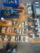 (F) Pallet of Allen-Bradley Units, Processor 1747-L524, SLC 500 Rack, Light Towers, Push Buttons, St