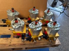 (F) Lot of (6), Eaton / Vickers Hydraulic Pumps w/ Relief Valve and Control, MCD-7810