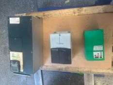 (F) Pallet of (3), Drives, Allen-Bradley Powerflex 70 (5 HP), Control Techniques (1.5KW), Schneider