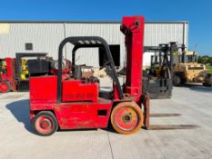 Caterpillar 15,000-LB. Capacity Forklift, Model T150D, LPG Fuel, Cushion Tires, 3-Stage Mast, 101" L