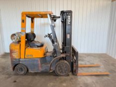 TCM 4,000-LB. Capacity Forklift, Model FCG20F9, S/N A12W03010, LPG, Cushion Tires, 3-Stage Mast, 189