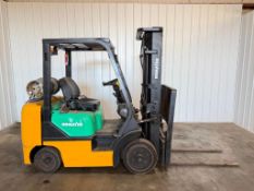 Komatsu 5,000-Lb. Capacity Forklift, Model FG25ST-14, S/N 586558A, LPG Fuel, Cushion Tires, 3-Stage