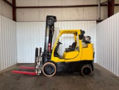 Hyster 15,500-LB. Capacity Forklift, Model S155FT, S/N G024V02767P, LPG Fuel, Non-Marking Cushion Ti