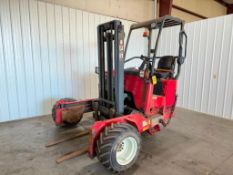 2012 Moffet 5,000-LB. Capacity 3-Wheel Piggyback Forklift, Model M50, S/N L270248, 2-Stage Mast, 48"