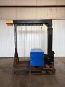 Forklift Rigging Boom & Stand, 8' Reach Collapsed, Extends Up & Out, Fits Class 4 24" Carriage (Goes