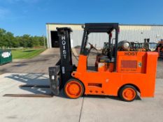 Hoist 20,000-Lb. Capacity Forklift, Model FKS10, S/N 21036, LPG Fuel, Cushion Tires, 2-Stage Mast, 9