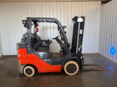 2020 Toyota 6,500-LB. Capacity Forklift, 8FGCU32, S/N C0375, 2-Stage Mast, 131" Lift Height, 42" For