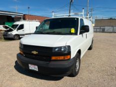2020 Chevy 1 Ton Van, 6.0l Gasoline Engine, Automatic Transmission, Shelving, 51,149 Miles