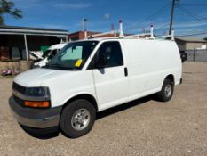 2022 Chevy 3/4 Ton Van, 4.3l Gasoline Engine, Automatic Transmission Roof rack Shelving 44,809 Miles