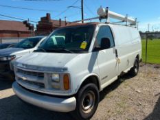 2000 Chevy Van, Gasoline Engine, Automatic Transmission, Shelving, 146,715 Miles