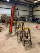 (5) Assorted Fiberglass Ladders (BIGGS OFFICE LOCATION - 23956 KY-194, Phyllis, KY 41554; Coordinate