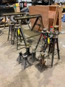 Assorted Jack Stands & Sawhorses (BIGGS OFFICE LOCATION - 23956 KY-194, Phyllis, KY 41554; Coordinat