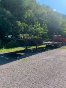 2009 Pitts Trailers LB35-38 Trailer, Dual Axle, Ramps, 86,000 Lb. GVWR, VIN# 5JYLB35229P090308, Asse