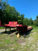1986 Transcraft Step-Deck Trailer, Model DDTX 36-16-42-6, Dual Axle, 95,000 Lb. GVWR, VIN# 1TT-E4320