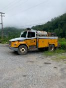 2001 Freightliner FL60 Mechanics Truck, Hose Reels, Crane, Air Compressor, 6-Speed Manual Transmissi