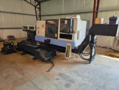 2013 Doosan Lynx 220LMSA Horizontal CNC Turning Center, sn ML0213-00148, 3" Collet Chuck, Power Tail