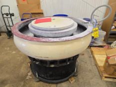 Vibrochimica Vibratory Bowl Polishing Machine, Type VBTS-381, Light Masses, 1500 rpm, 1285 mm Dia.,