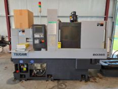 2011 Tsugami BO385 Swiss Type CNC Horizontal Lathe, Fanuc Series Oi-TD DRO, 20 Tool Storage Capacity