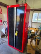 Craftsman 2-Door Metal Cabinet & Black 2-Door Metal Cabinet
