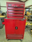 ProSteel 2-Drawer Rolling Tool Cabinet w/ 4-Drawer Top Tool Chest