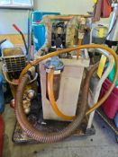 Keller Fluid Filter Transfer Pump w/ Filters on Platform Cart