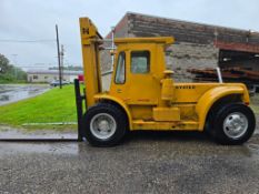 Hyster 25,000 Lb. Forklift, Model Challenger 250, Dual Front Pneumatic Tires, 453 Detroit Diesel Eng