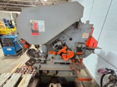 FICEP UIW-80 Mechanical Iron Worker, sn 18386, 5.5 HP, 490 Flywheel RPM, 70/78 SPM, 1 1/16"-1 1/2" S