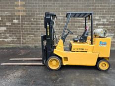Hyster 12,000 Lb. Forklift, Model S120XL2S, sn D004D08954X, Sideshift, Monotrol Throttle, 162" Lift