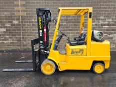 Hyster 12,000 Lb. Forklift, Model S120XM, sn F004V03201C, Sideshift, Monotrol Throttle, 185" Lift He