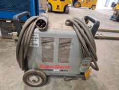 Hypertherm Powermax 1000 Plasma Cutter, G3 Series, Cutting Head, Cover & on 4-Wheel Cart