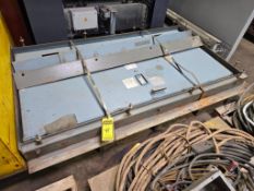 1983 8' x 4' Steel Class 5 Security Vault Door, Model SD-3078-5R, w/ Combination, Interior Frame Pla