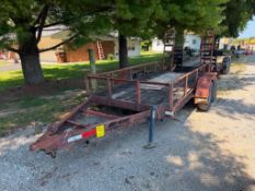 Homemade Tandem Axle Trailer, 7,000-LB. per axle rating, 14' Bed, 2" Hitch