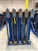 (10X) 42" X 15' 4" STRUCTURAL STEEL UPRIGHTS, 3" WIDE POSTS, (10) TIMES THE BID, *$30 LOADING FEE WI