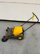 GLOBAL WALK-BEHIND FLOOR SWEEPER, PUSH BROOMS, SHOVEL, TRASH CAN, *$10 LOADING FEE WILL BE ADDED TO