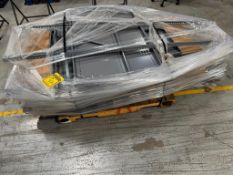 (2) SKIDS OF METAL SHELVING, *$10 LOADING FEE WILL BE ADDED TO FINAL BID*