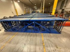 (10X) 42" X 15' 4" STRUCTURAL STEEL UPRIGHTS, 3" WIDE POSTS, (10) TIMES THE BID, *$30 LOADING FEE WI