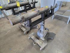 Hydraulic Ram Cart on Custom Stand, *No Hydraulic Ram Bottle*