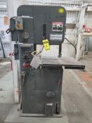 1973 DoAll Vertical Bandsaw, Band Welder, Speed Indicator, 24 1/2" x 24 1/2" Table, sn 447572, 16" T