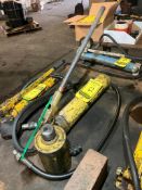 Enerpac Hydraulic Pump w/ Approximately 50 Ton Hydraulic Jack