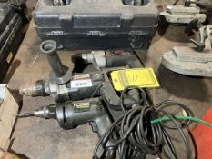 (3) Black & Decker Electric Hand Drills