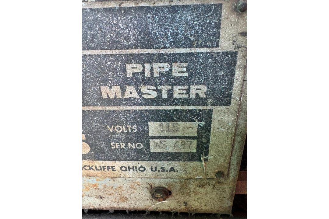 Conduit Thread Maker Oster No. 655 Portable Electric Pipe Threading Machine, 115 Volt, S/N WS487