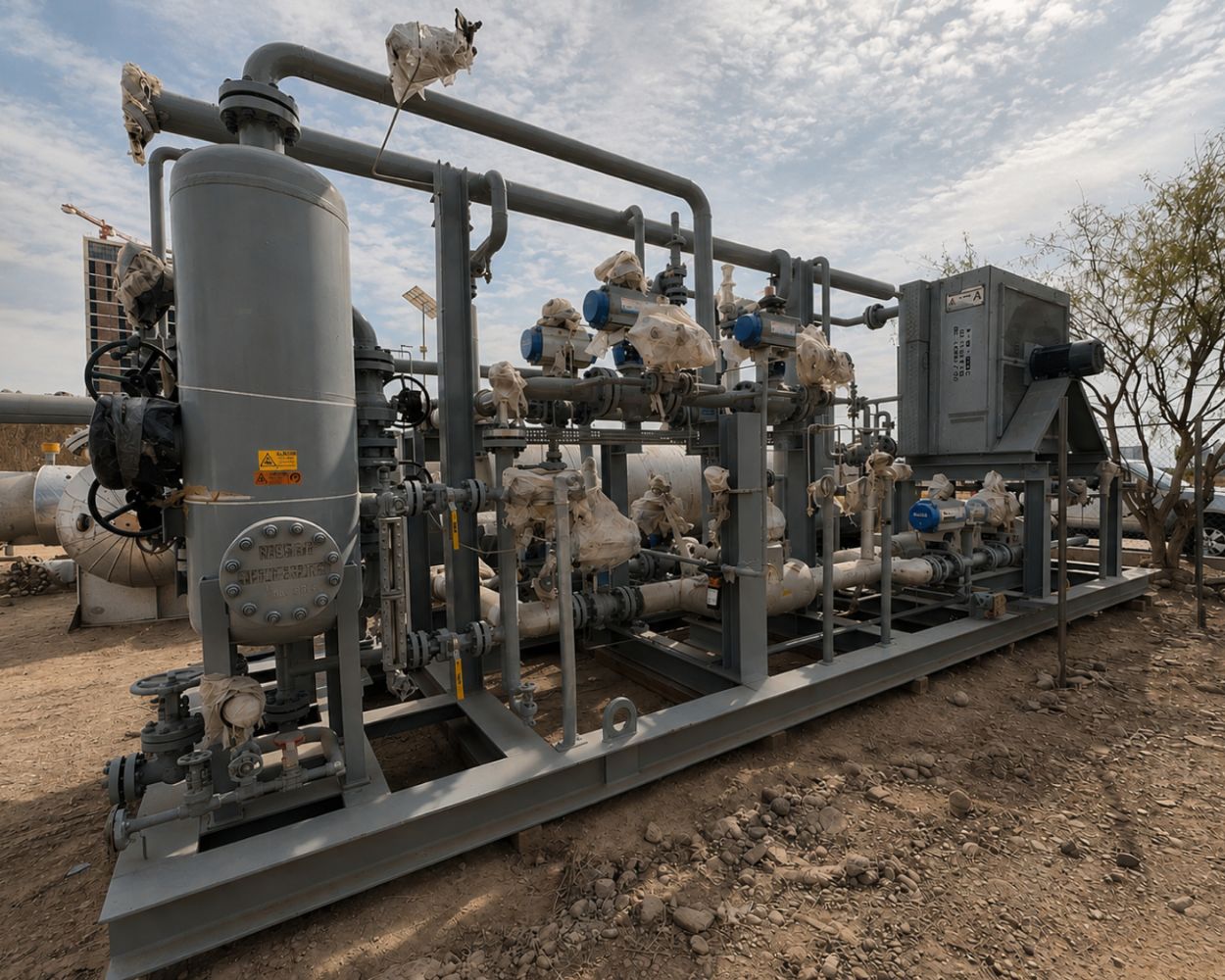 New equipment of Chemical Compound Processing Plant.