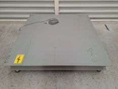 Lot of 2 Scales, Includes: (1) Scale with a non-slip base, no brand, measuring approximately 1.50 x